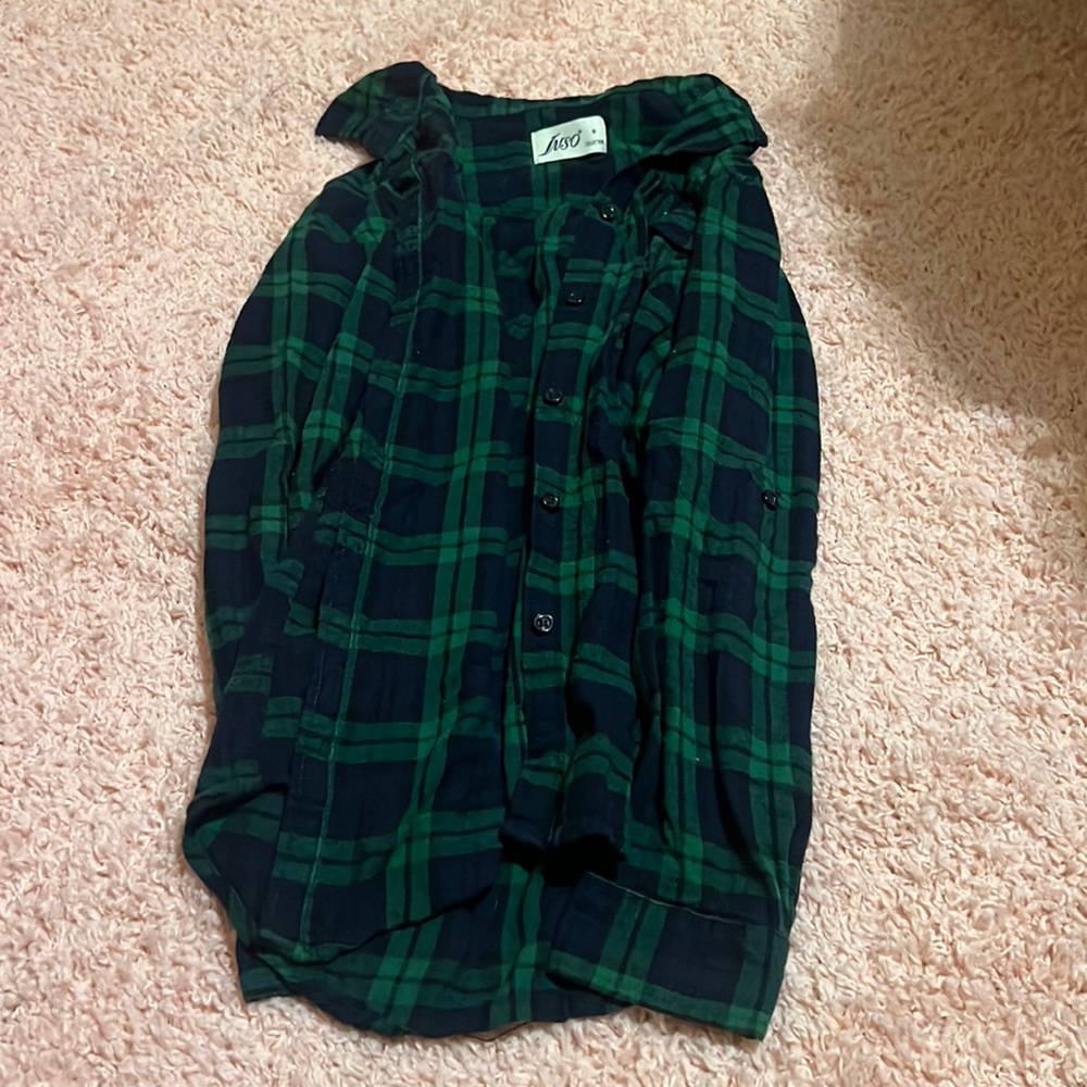 Blue and Green Flannel